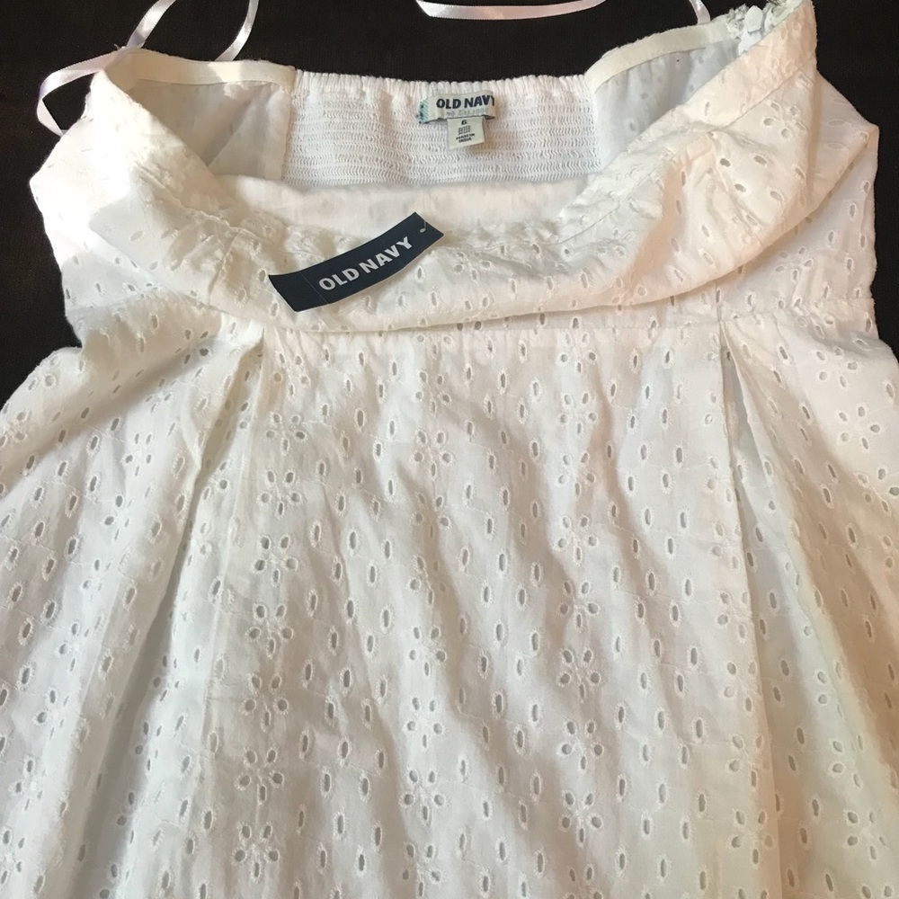 New old navy white dress